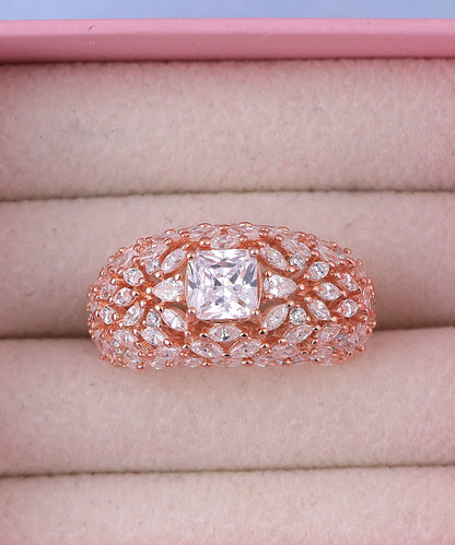 925 Silver Majestic Floral Band
