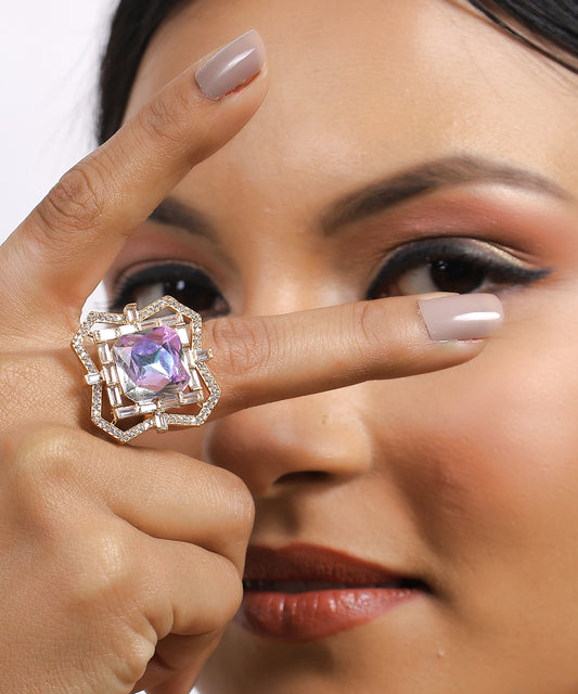 Crystal Aurora Ring