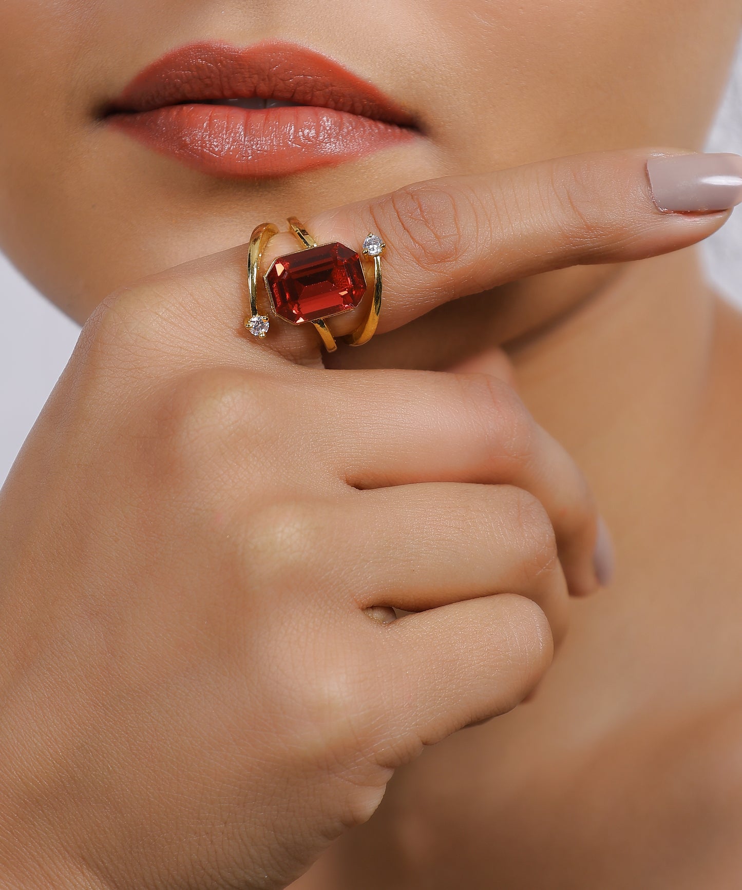 Ruby Radiance Ring