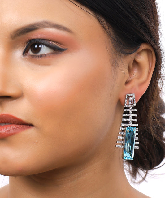 Sapphire Horizon Earrings