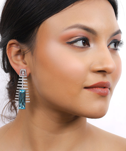 Sapphire Horizon Earrings