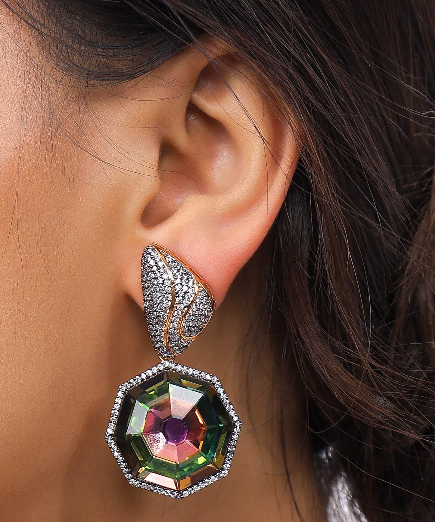 Hexa Luxe Earrings