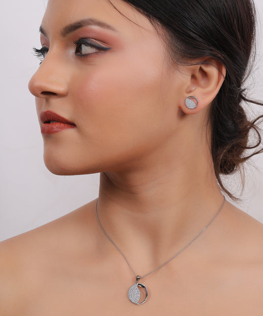 Crescent Pendant Set