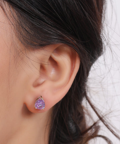 Silver Lilac Glow Pendant Set