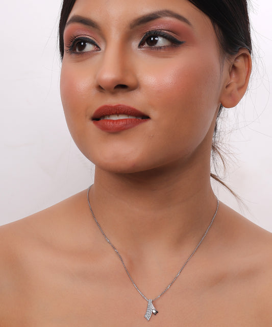 Sparkling Bow Pendant