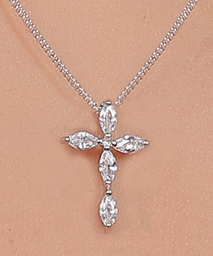 Marquise Cross Pendant