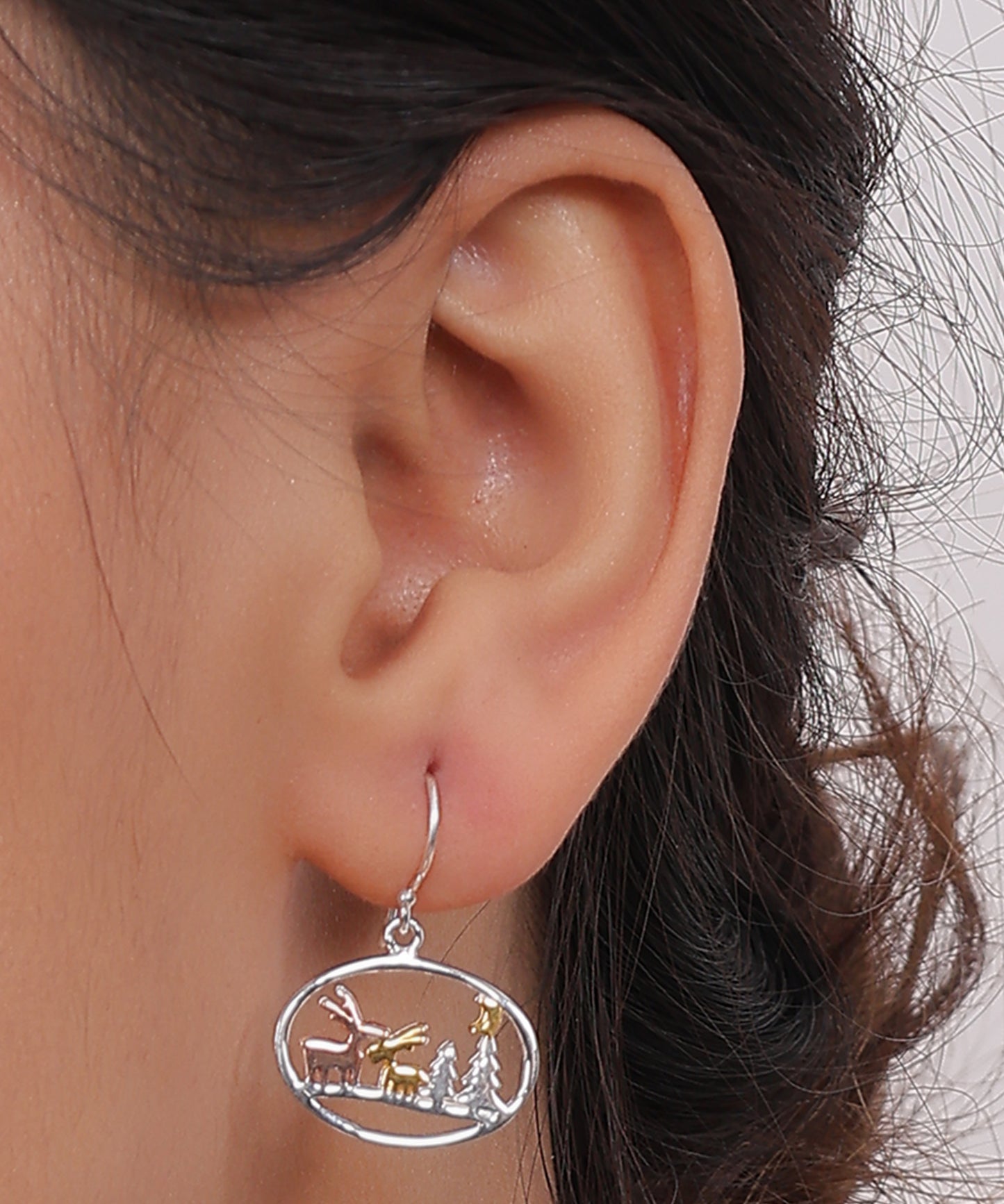 Reindeer and Pine Forest Set