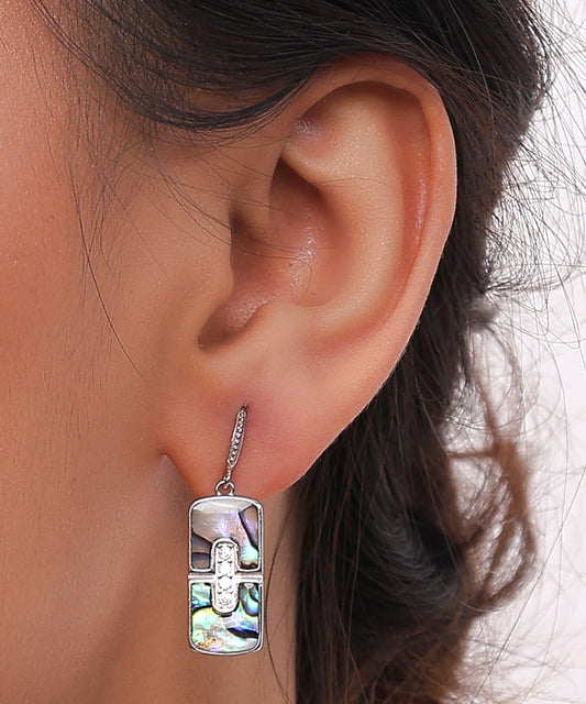 Abalone Shell Drop Earrings (MOP)