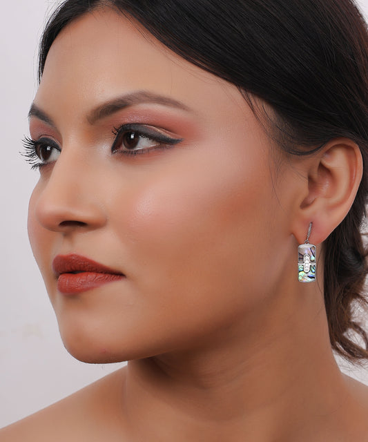 Abalone Shell Drop Earrings (MOP)