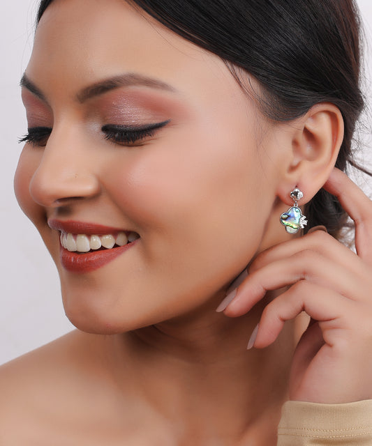 Opal Essence Drops Earrings (MOP)