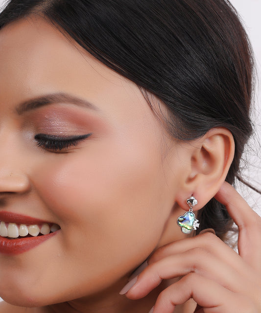 Opal Essence Drops Earrings (MOP)