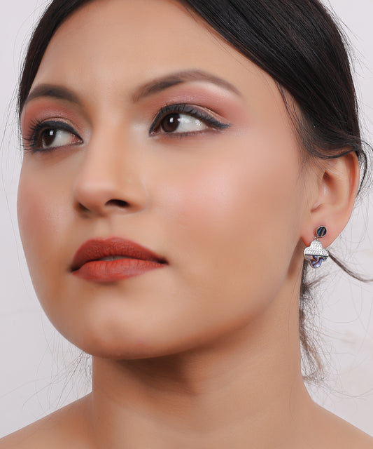 Iridescent Bloom Earrings