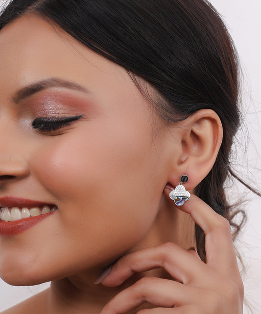 Iridescent Bloom Earrings