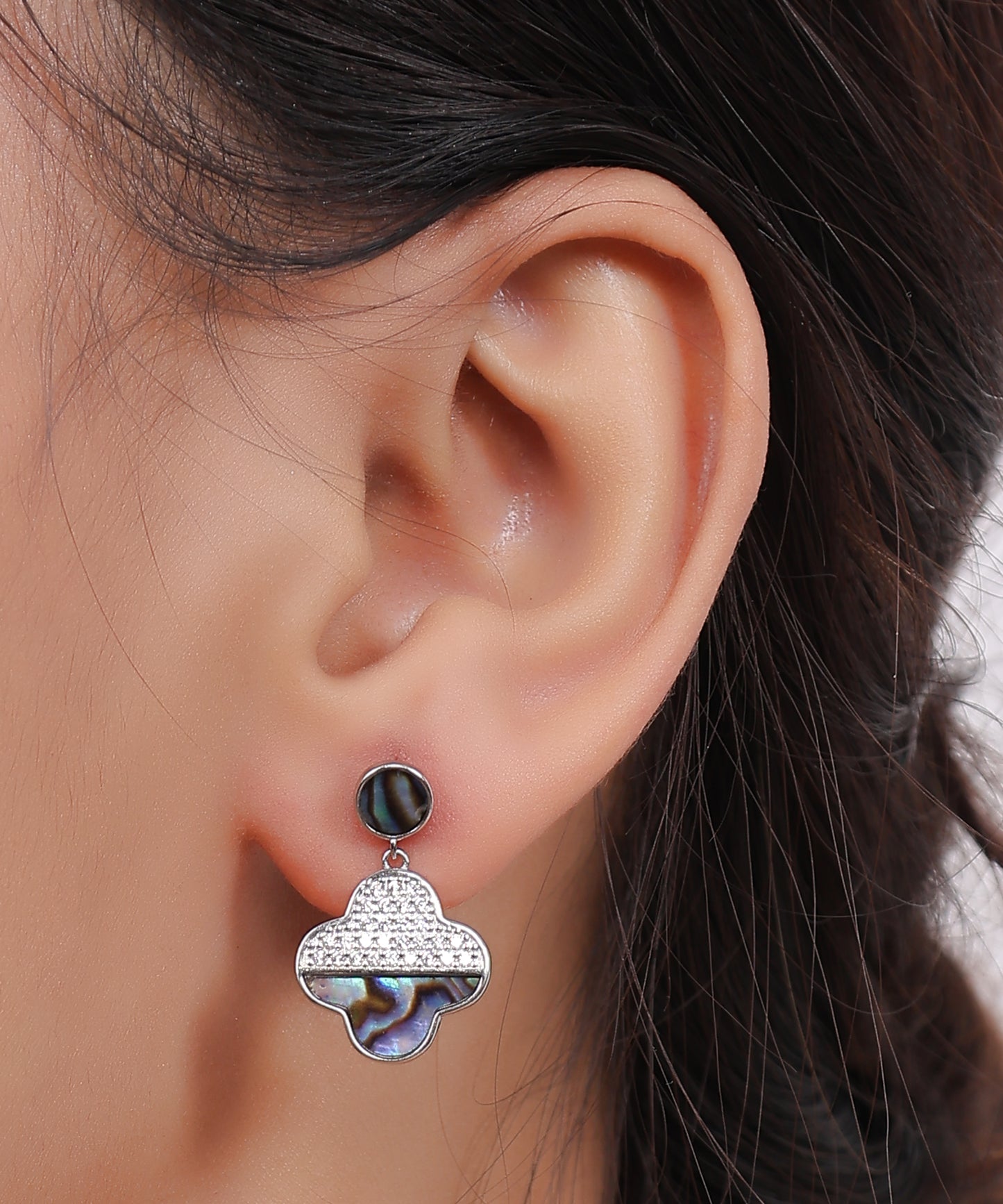 Iridescent Bloom Earrings
