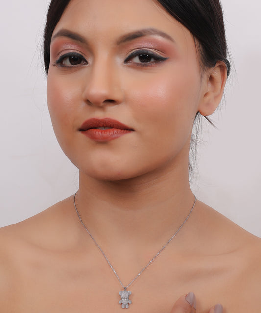 Sparkling Bear Elegance Pendant