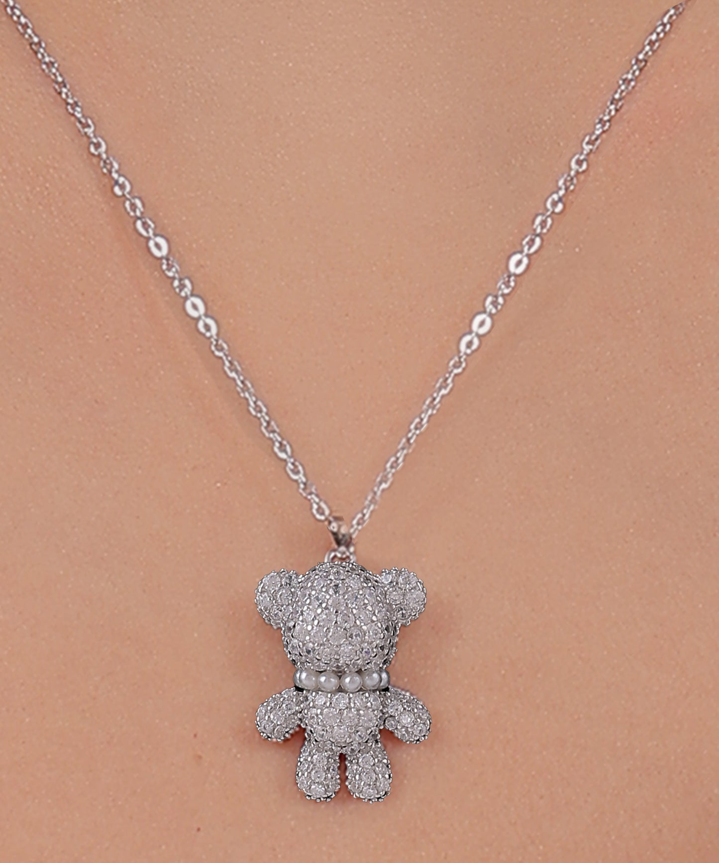 Sparkling Bear Elegance Pendant