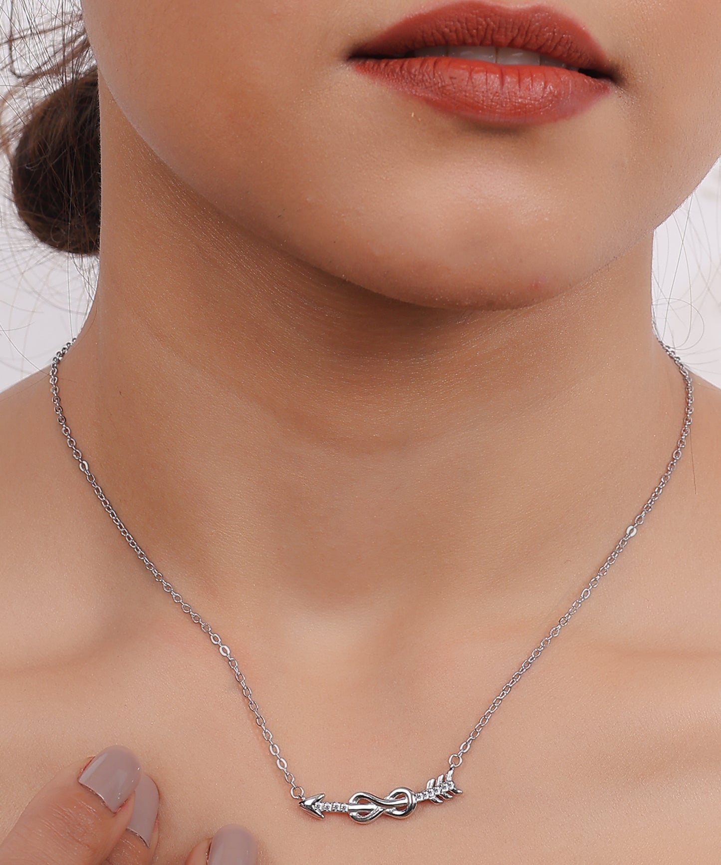 Infinity Arrow Pendant