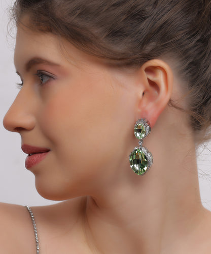 Verdant Teardrop Earring