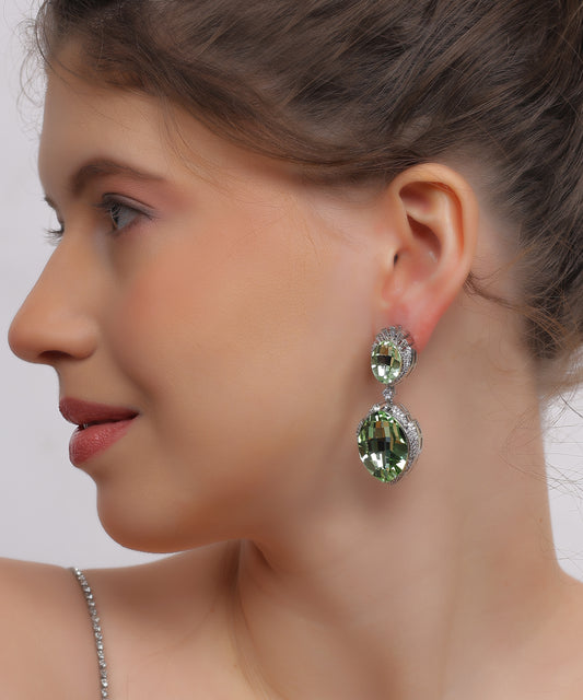 Verdant Teardrop Earring