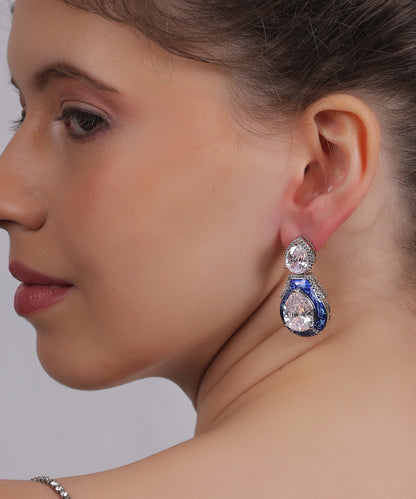 Royal Sapphire Teardrop Earrings