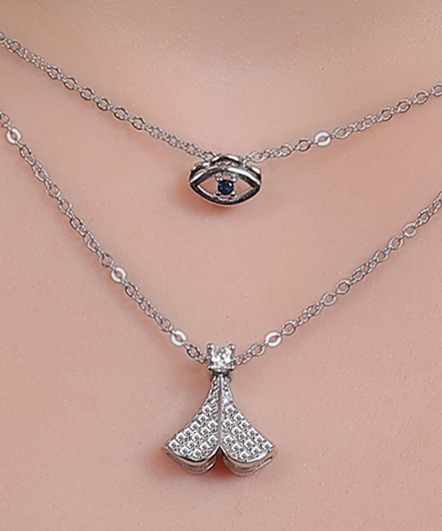 Ginkgo Leaf Layered Necklace