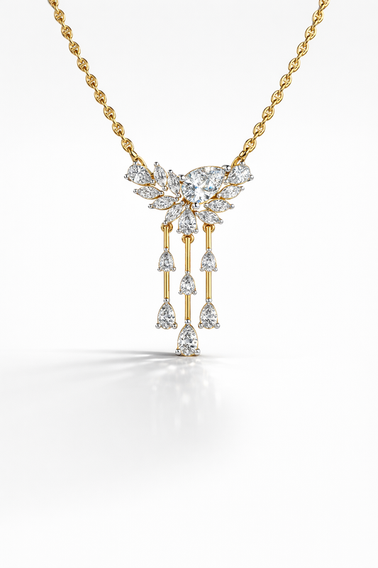 Celestia Cascade Diamond Necklace