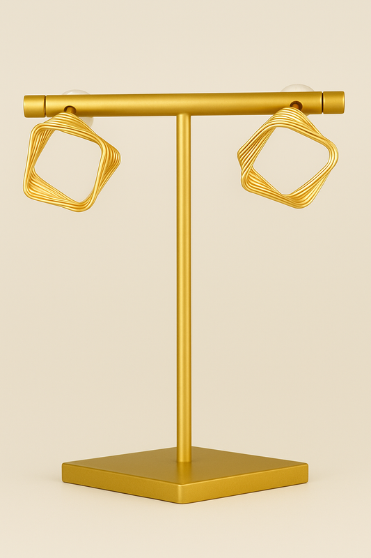 Stellar Twist Hoops