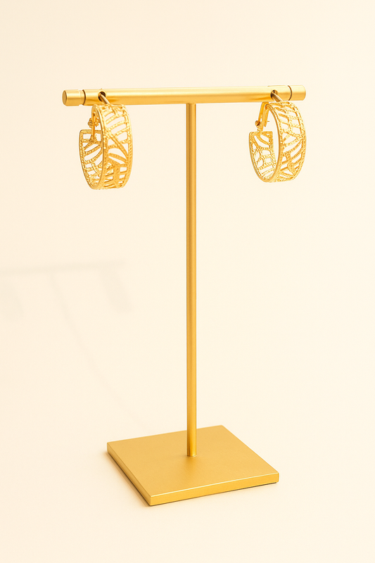 Golden Canopy Hoops