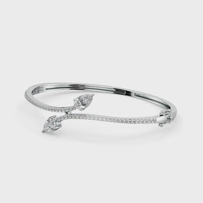 MARGUERITE ELEGANT STUDDED BANGLE