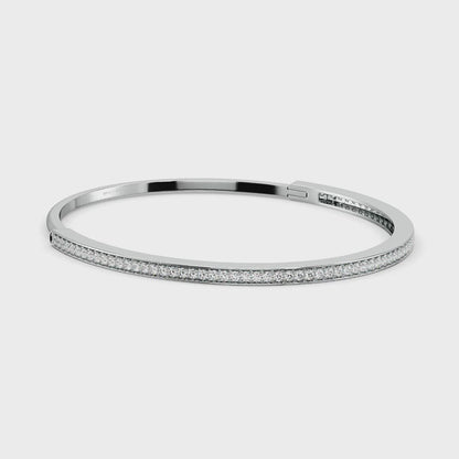 Celestia Sleek Diamond Bangle