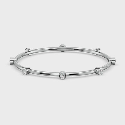 Clarette Bezel Bangle